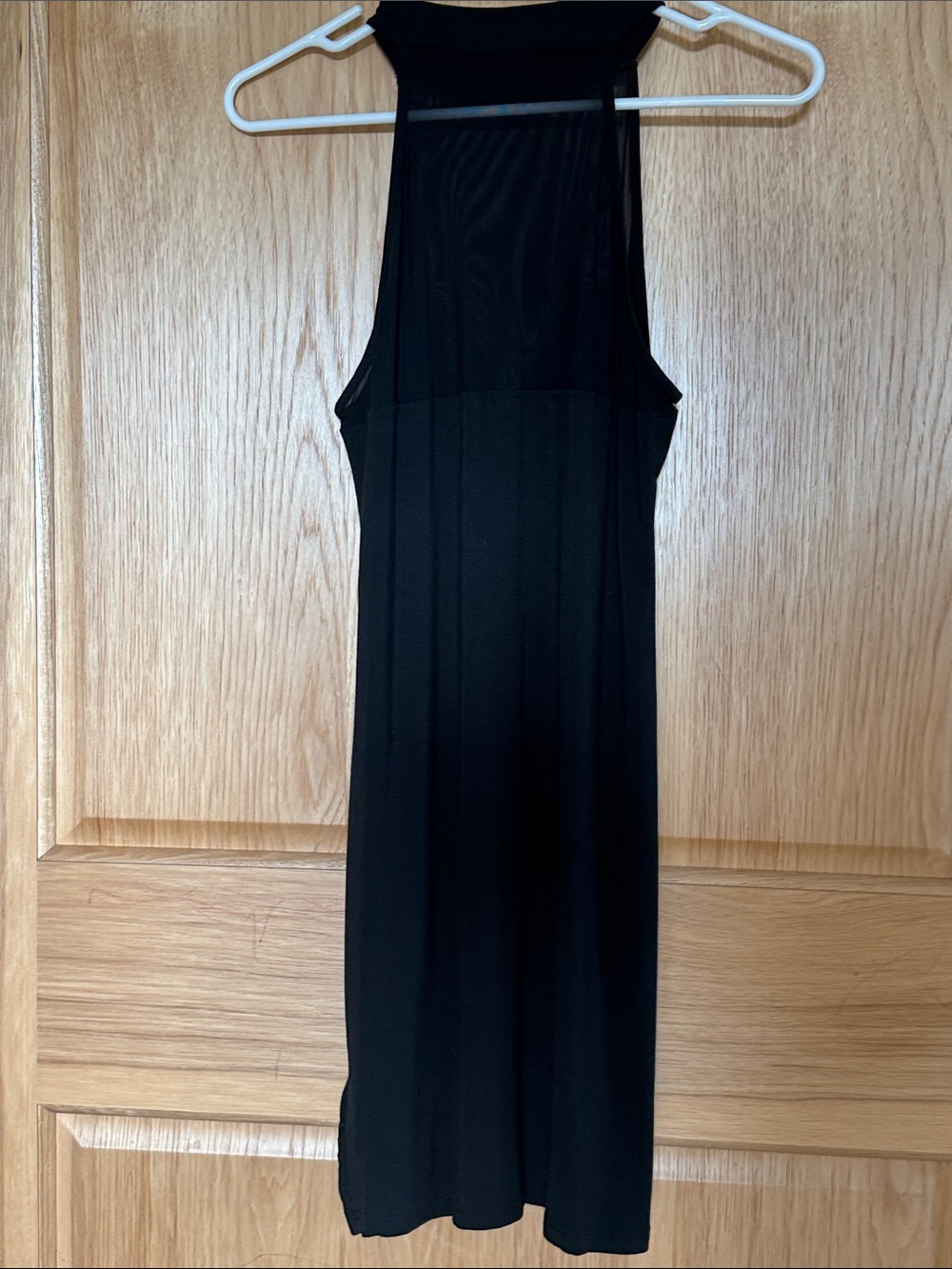 SHEIN Black Dress with High Neckline
